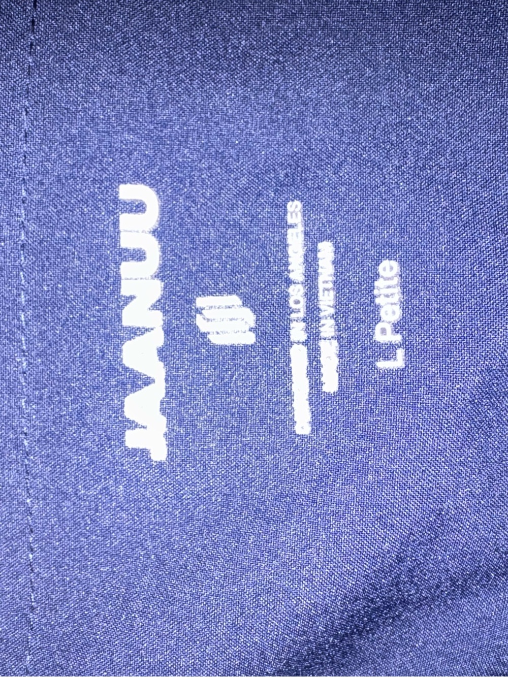 Women’s Navy Drawstring Scrub Pants - Picture 5 of 5